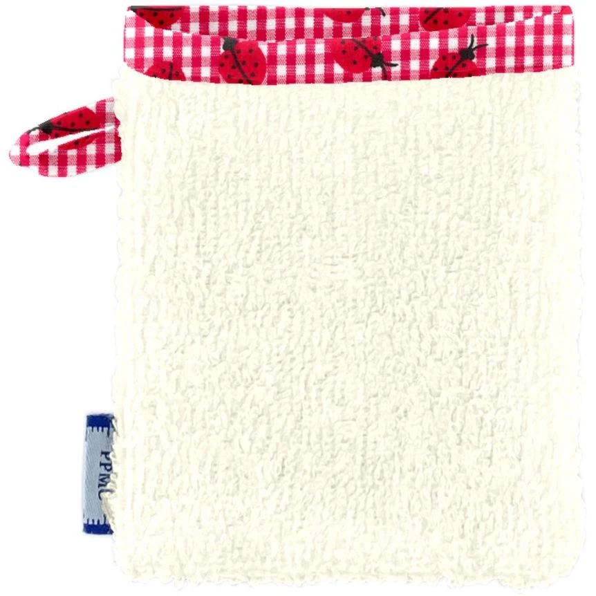 Make-Up Remover Glove Ladybird Gingham 2 Make-Up Remover Glove Ladybird Gingham – Image 2