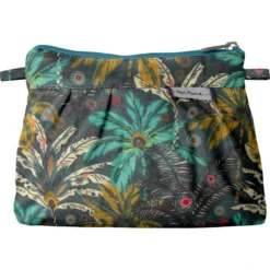 Mini Pleated Clutch Bag Palmia Emeraude