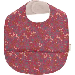 Coated Fabric Bib Badiane Framboise