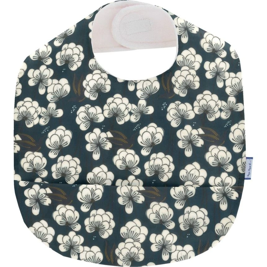 Coated Fabric Bib Paradis Bleu 1 Coated Fabric Bib Paradis Bleu