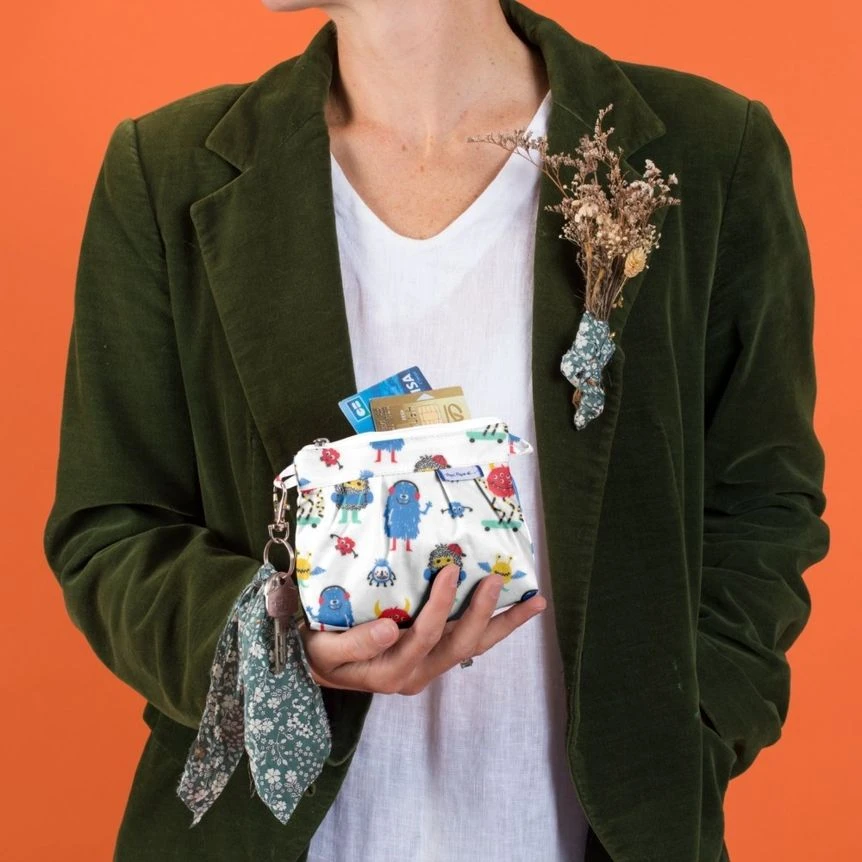 Mini Pleated Clutch Bag Petits Monstres 2 Mini Pleated Clutch Bag Petits Monstres – Image 2