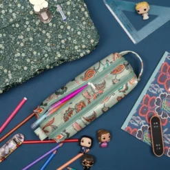 Double Compartment School Kit Vert Bohème -Chic Bags Soldes bebbe42620532e055df59d58f748