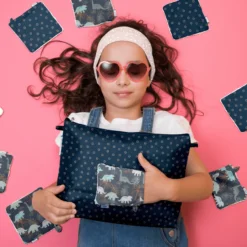 Make-Up Remover Glove Jurassic Dino Marine -Chic Bags Soldes c2b79cba9f2c3ed6ec4e3910f5c0