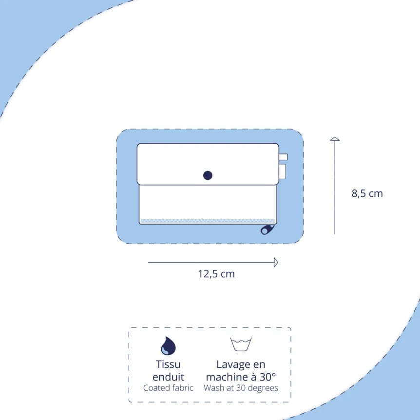 Zipper Pouch Card Purse Lianes Printanieres 3 Zipper Pouch Card Purse Lianes Printanieres – Image 3