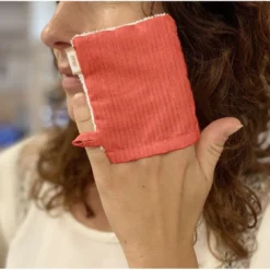 Make-Up Remover Glove Coral Lurex Gauze -Chic Bags Soldes c76eb4c0f9d6168d02213a24580d