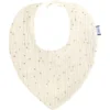 Bandana Bib Gaze Pois Or Écru