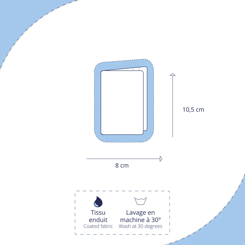 Card Holder Passion Bleue 3 Card Holder Passion Bleue – Image 3