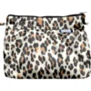Pleated Clutch Bag Leopard