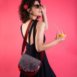 Rabat Besace Petit Nuage Camelias Rubis -Chic Bags Soldes dc2f20deaa3159c5d3ebdb07b4ed