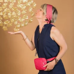 Belt Bag Feuillage Or Rose -Chic Bags Soldes de040a751c82599b81c61d66239a