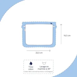 Coton Clutch Bag Gaze Pois Or Bleu Gris -Chic Bags Soldes e129238a481b68c90aaf36e09f84