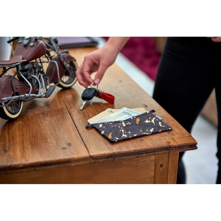 Little Envelope Clutch Pensées Marines 2 Little Envelope Clutch Pensées Marines – Image 2