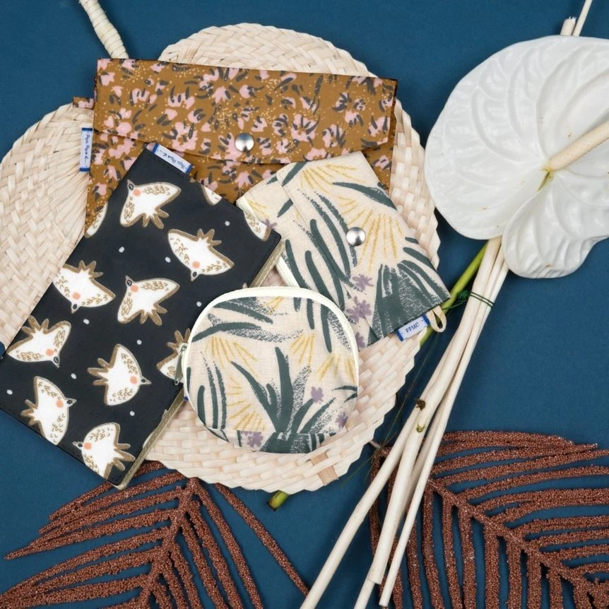 Gusset Coin Purse Fleurs D'artifice 3 Gusset Coin Purse Fleurs D'artifice – Image 3