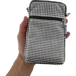 Quilted Phone Pocket Vichy Noir -Chic Bags Soldes e82a22036d2a585ff879701e3dc5