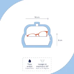 Glasses Case Passion Bleue -Chic Bags Soldes e88a3a102c3c6cf1a35072b71daf