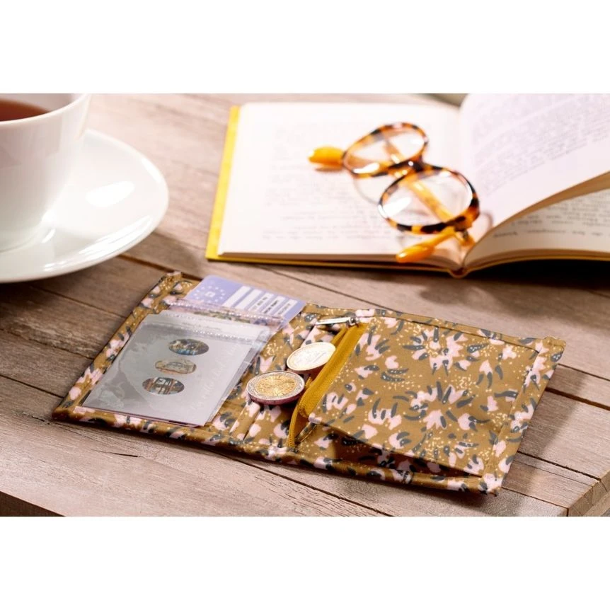 Compact Wallet Gypso Ocre 2 Compact Wallet Gypso Ocre – Image 2