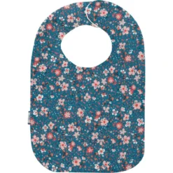 Bib - Baby Size Fleuri Nude Ardoise