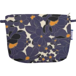 Coton Clutch Bag Pensées Marines