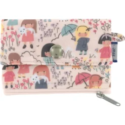 Zipper Pouch Card Purse Petites Filles Pop
