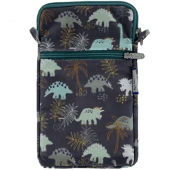 Quilted Phone Pocket Jurassic Dino Marine